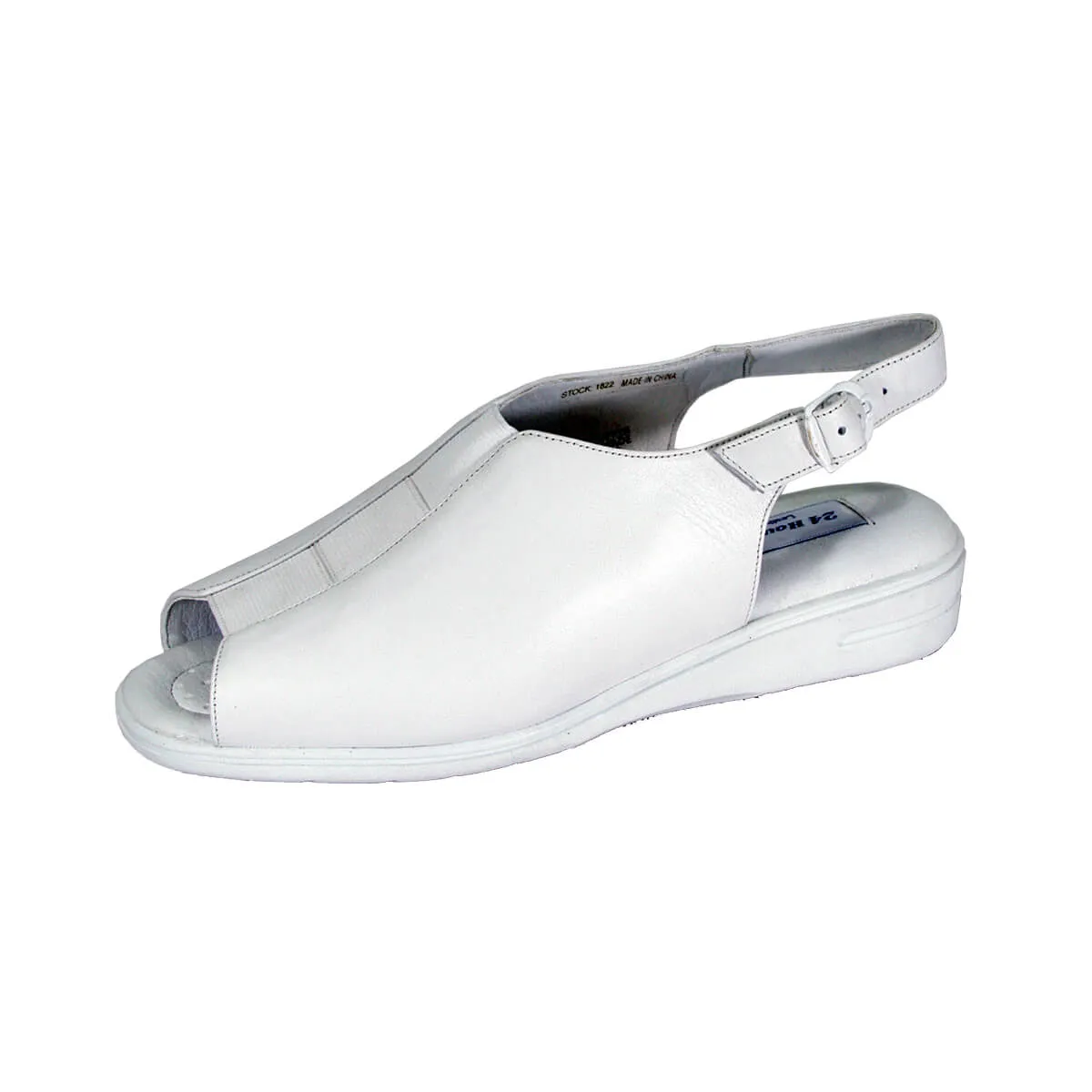 24 HOUR COMFORT Sheila Women's Wide Width Leather Sandals