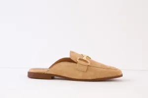 ALPE - 2306 12 60 FLAT FASHION MULE - CAMEL