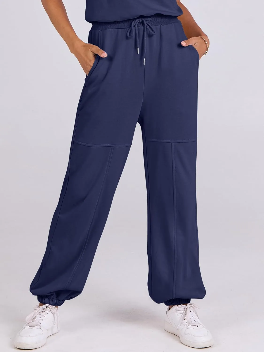 ANRABESS Jumpsuits for Women Casual Summer Sleeveless 2025 Romper One Piece Outfit Active Workout Lounge Jumpsuits Pockets