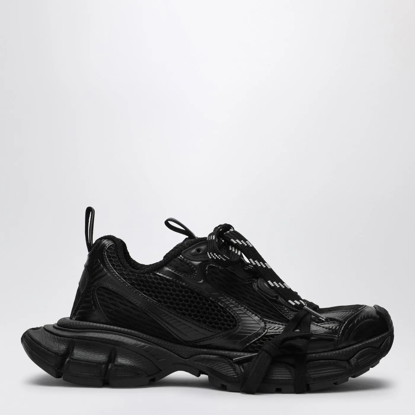 Balenciaga 3 Xl Black Mesh And Polyurethane Sneaker