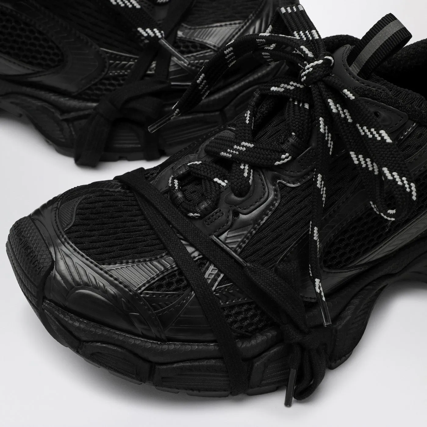 Balenciaga 3 Xl Black Mesh And Polyurethane Sneaker