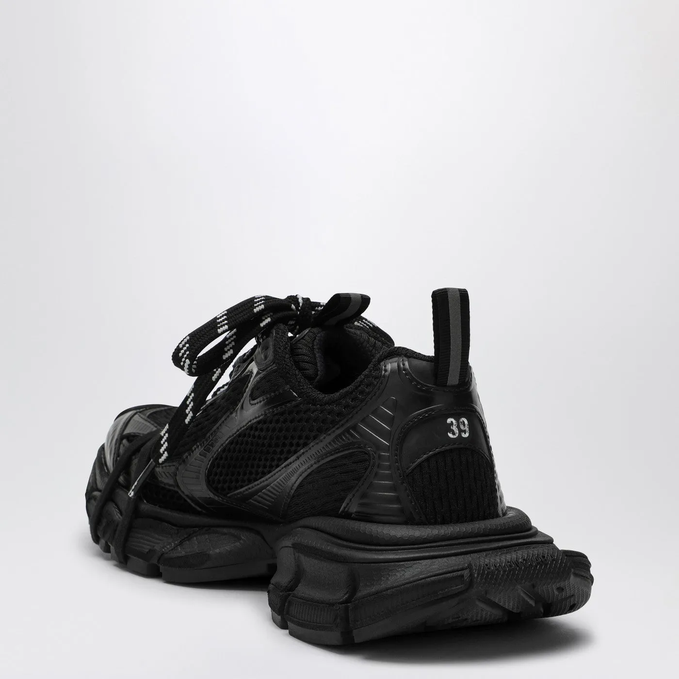 Balenciaga 3 Xl Black Mesh And Polyurethane Sneaker