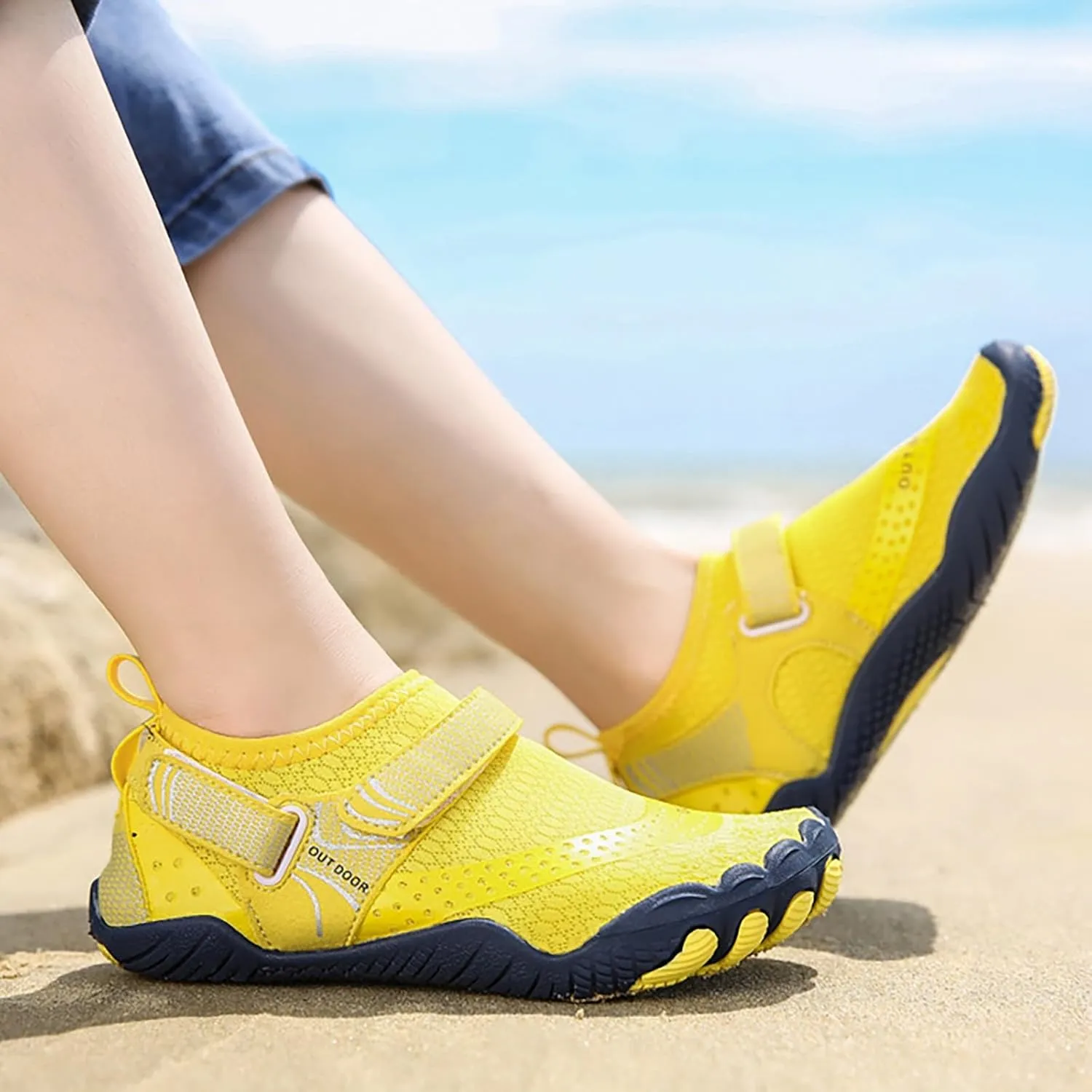 Barefoot Aqua Shoes for Women Men Quick Dry Water Shoes Beach Swim Pool Surf Yoga Hiking Lightweight Non Slip Outdoor Sports