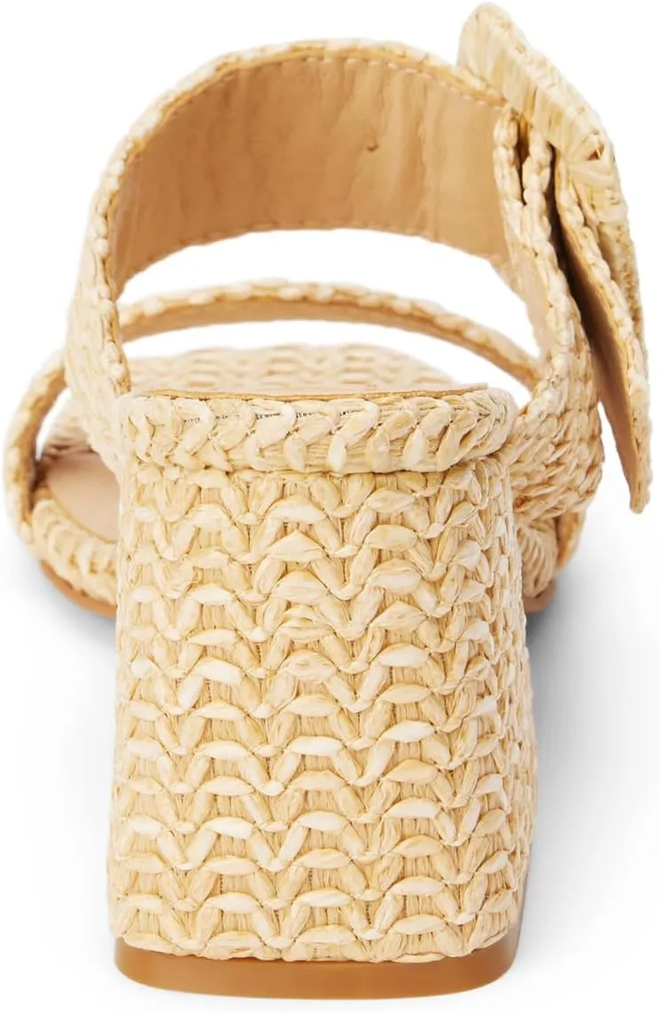 BEACH by Matisse Womens Lucy Block Casual Sandals Casual High Heel 3" & Up - Beige