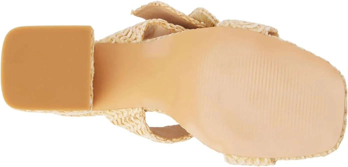 BEACH by Matisse Womens Lucy Block Casual Sandals Casual High Heel 3" & Up - Beige