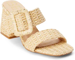 BEACH by Matisse Womens Lucy Block Casual Sandals Casual High Heel 3" & Up - Beige