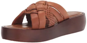 Bella Vita Made in Italy Women's Ned-Italy Slide Sandal, Whiskey Leather, 9