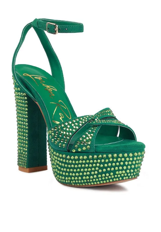 Bellini High Block Heeled Sandals