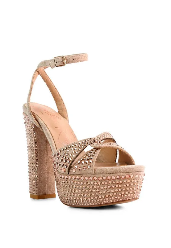 Bellini High Block Heeled Sandals