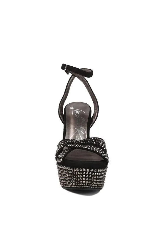 Bellini High Block Heeled Sandals