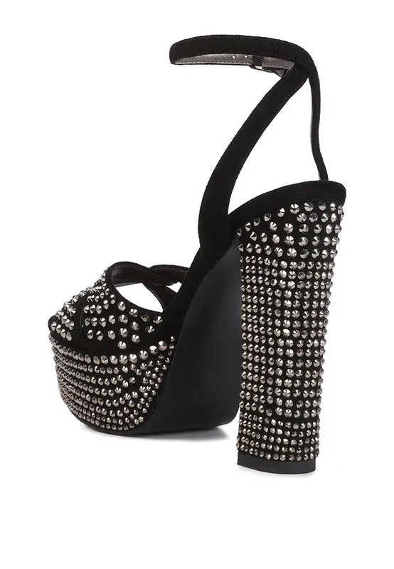Bellini High Block Heeled Sandals