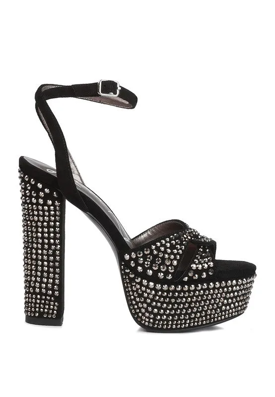 Bellini High Block Heeled Sandals
