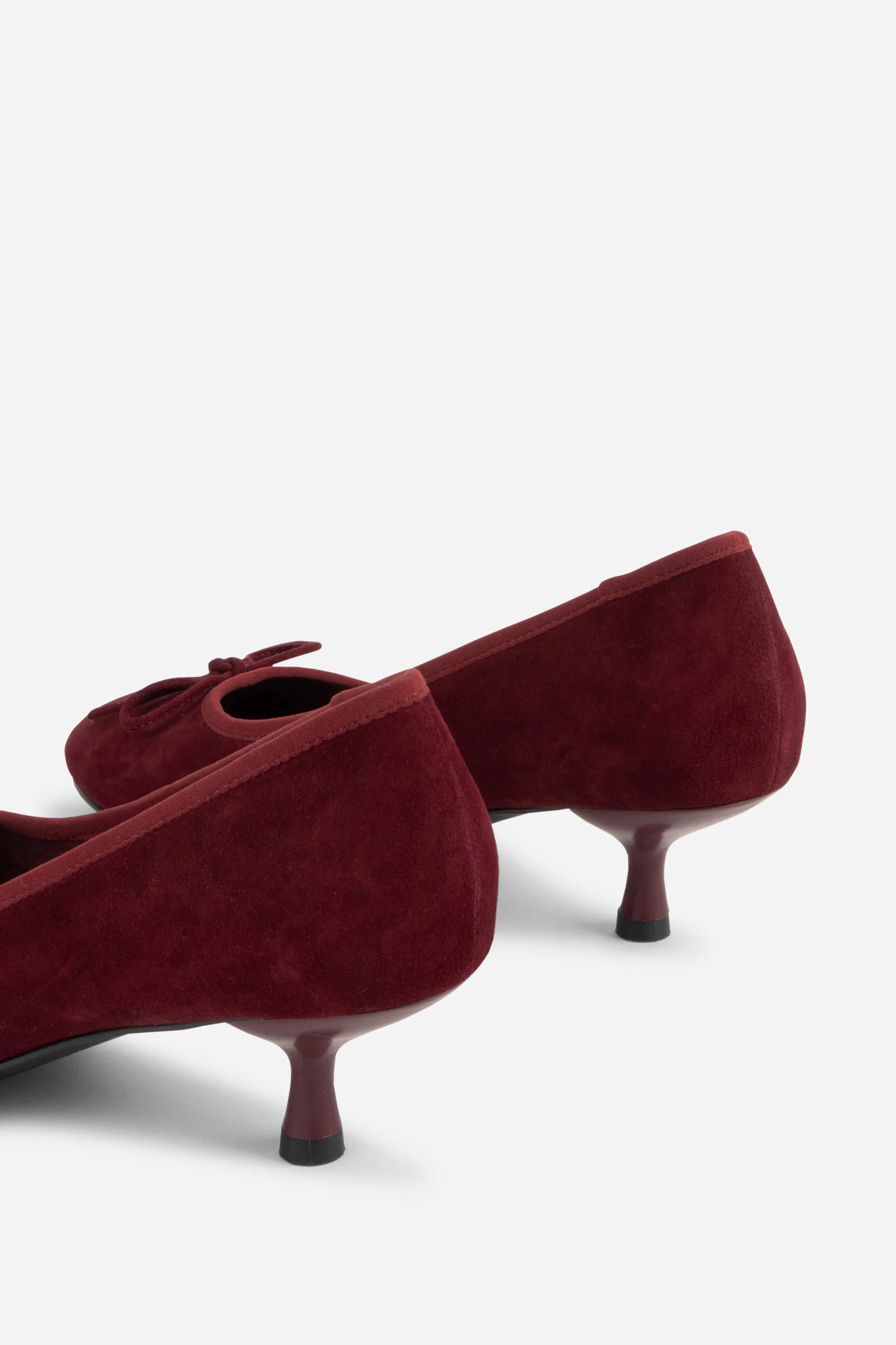 BINA SUEDE KITTEN HEEL