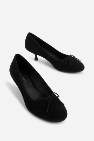 BINA SUEDE KITTEN HEEL