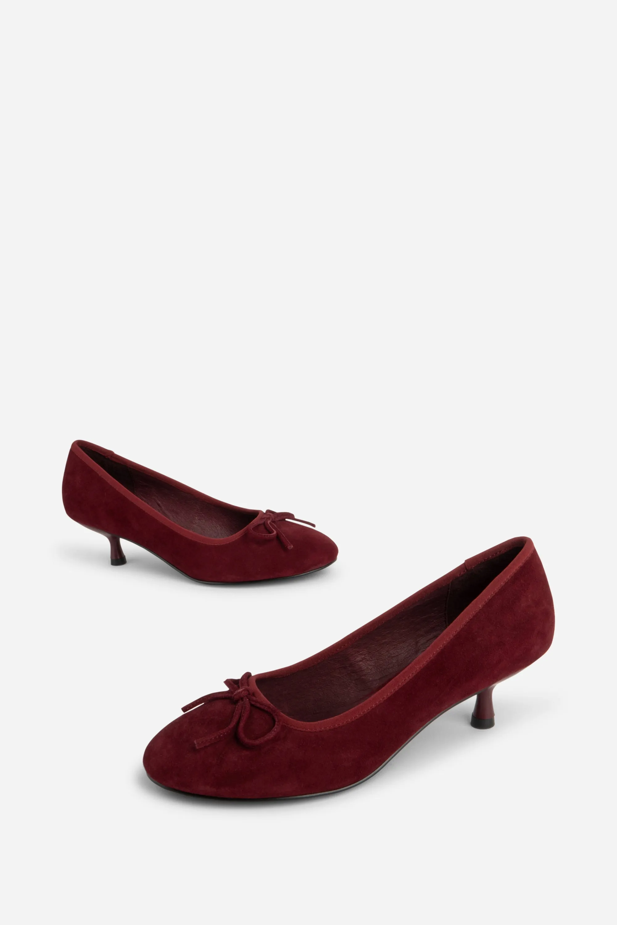 BINA SUEDE KITTEN HEEL
