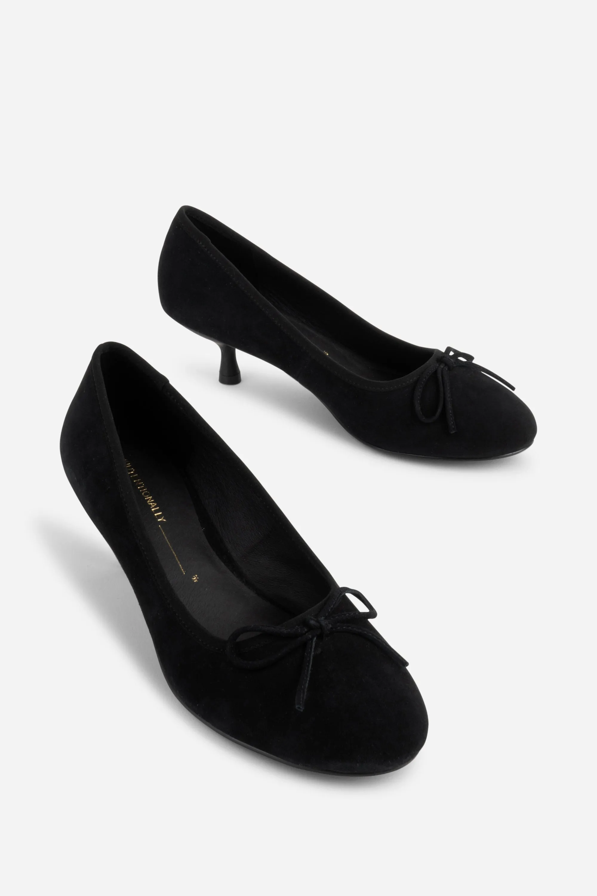 BINA SUEDE KITTEN HEEL
