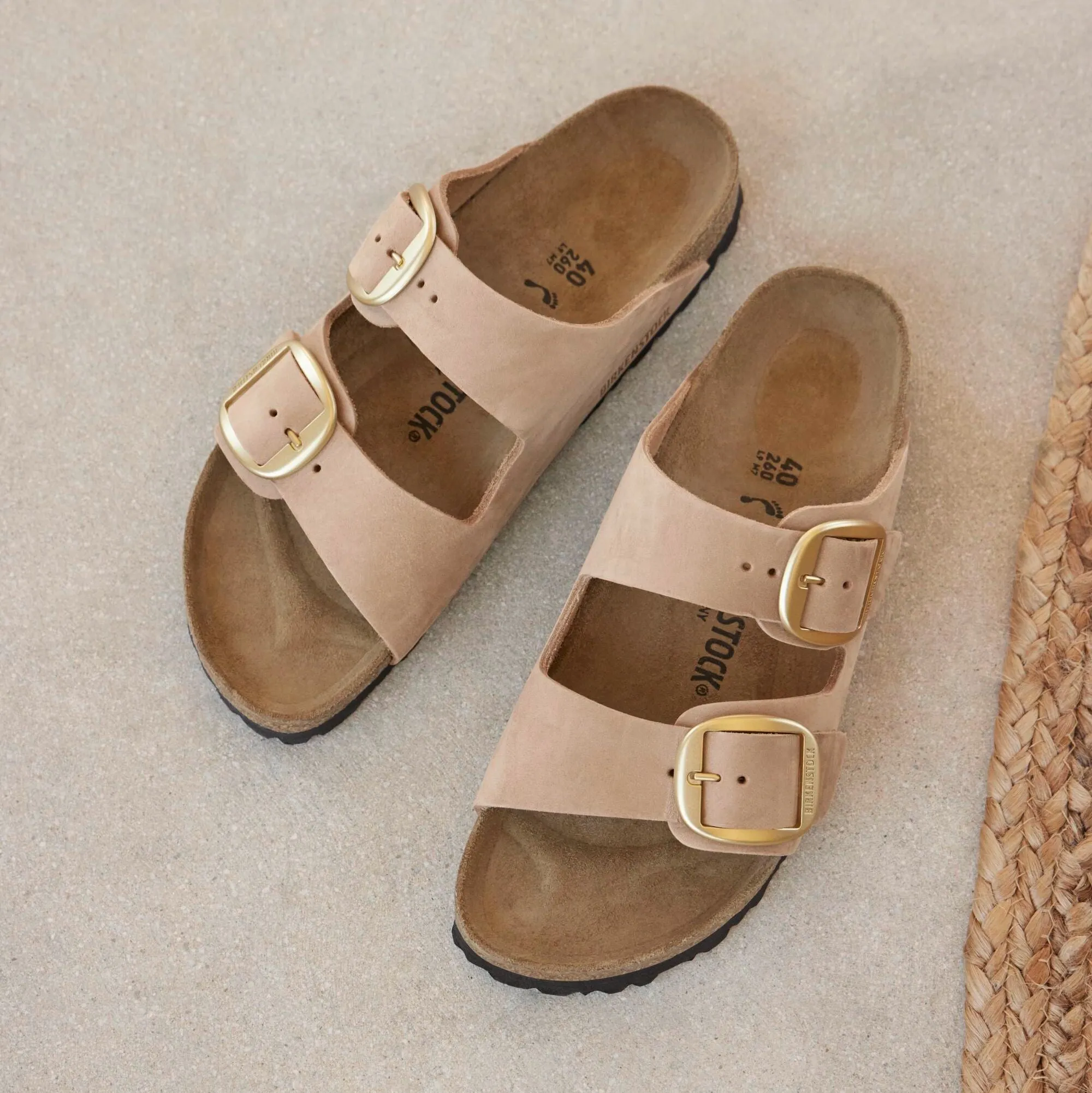 Birkenstock Arizona Big Buckle sandcastle nubuck