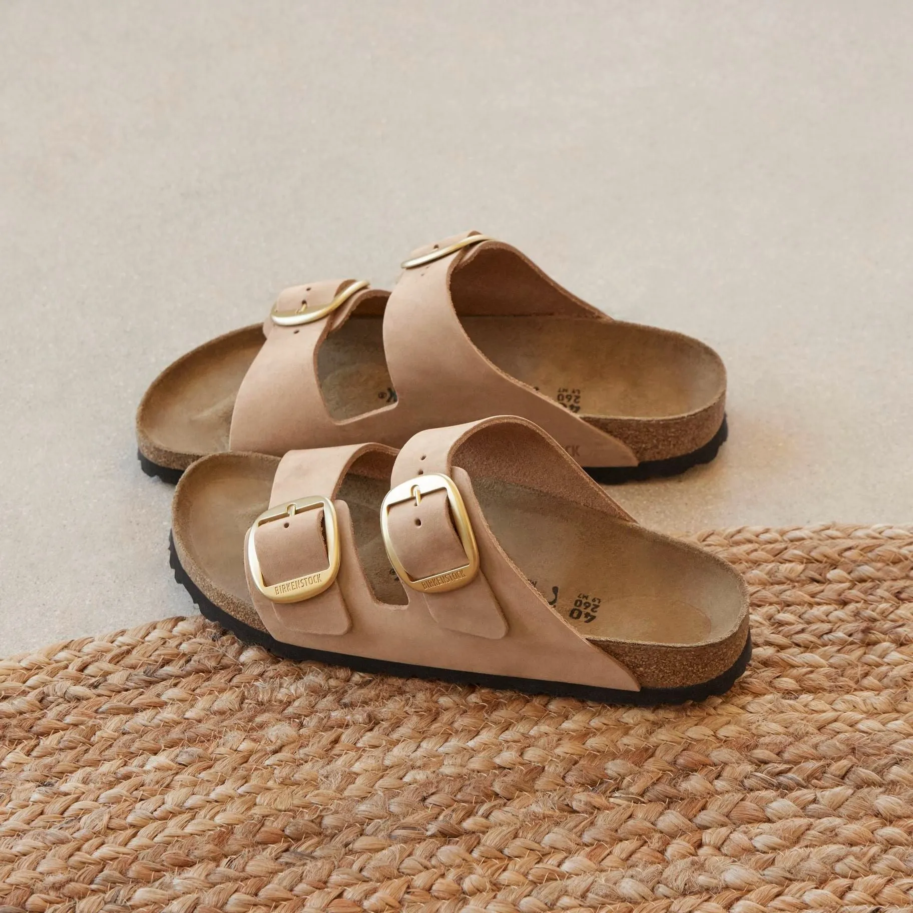 Birkenstock Arizona Big Buckle sandcastle nubuck