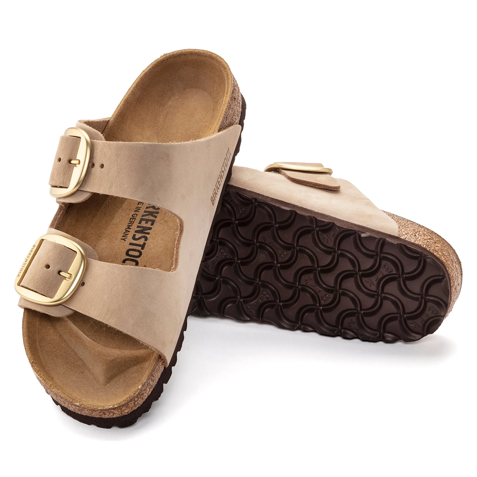 Birkenstock Arizona Big Buckle sandcastle nubuck