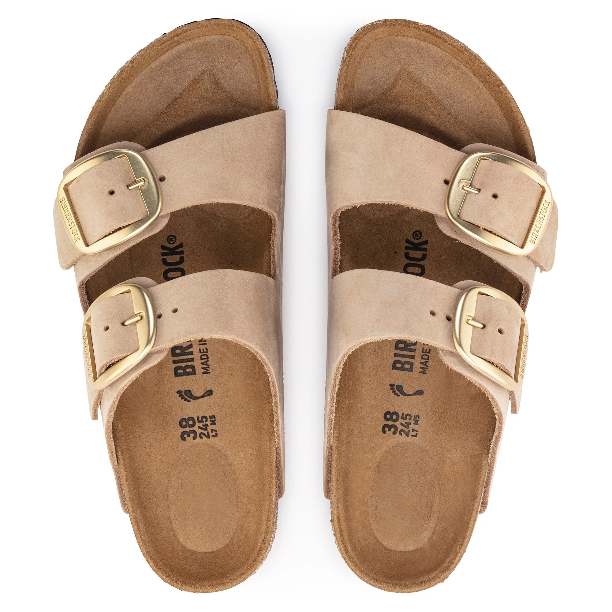 Birkenstock Arizona Big Buckle sandcastle nubuck