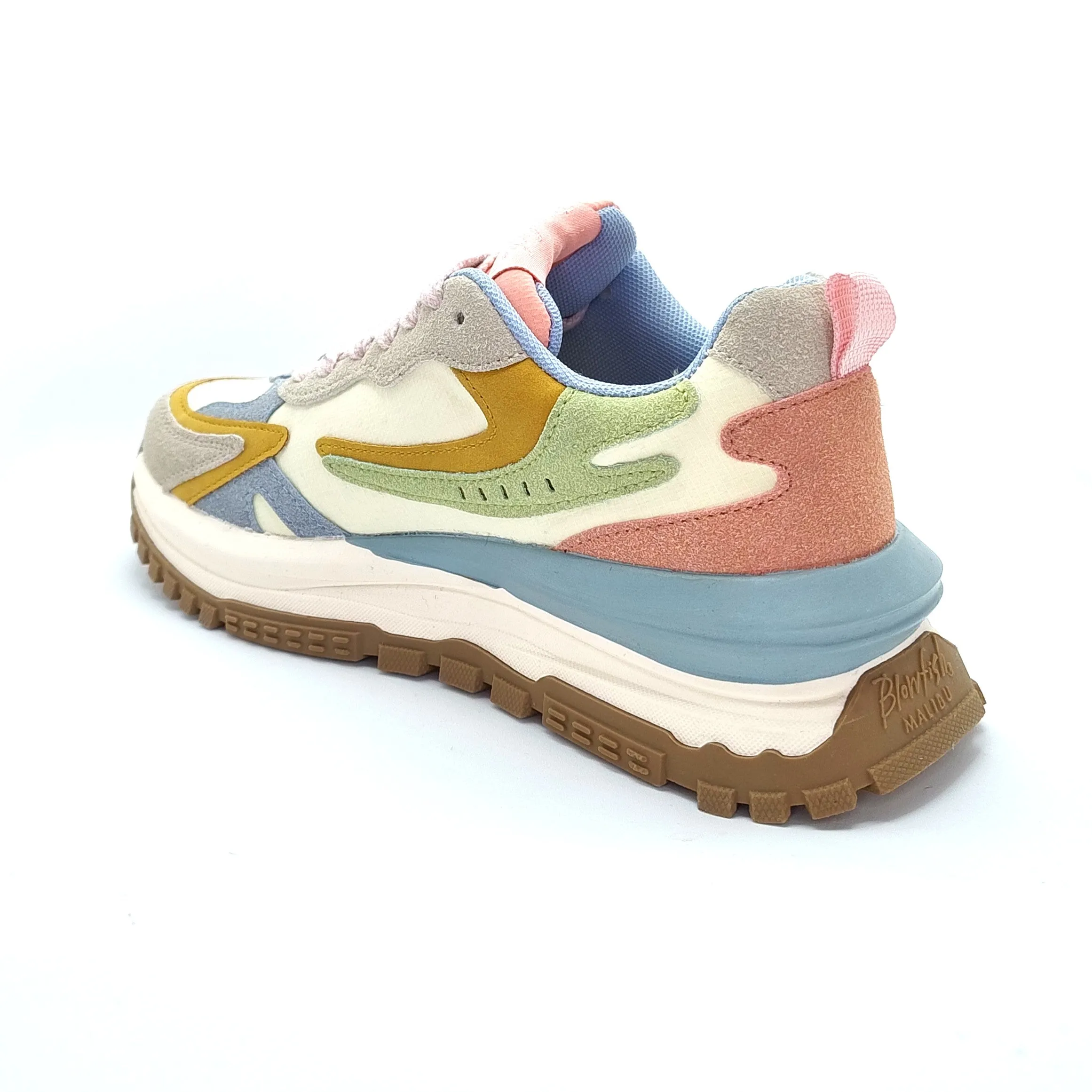 Blowfish Malibu Leo Women's Retro Funky Lace Up Trainer Pistachio