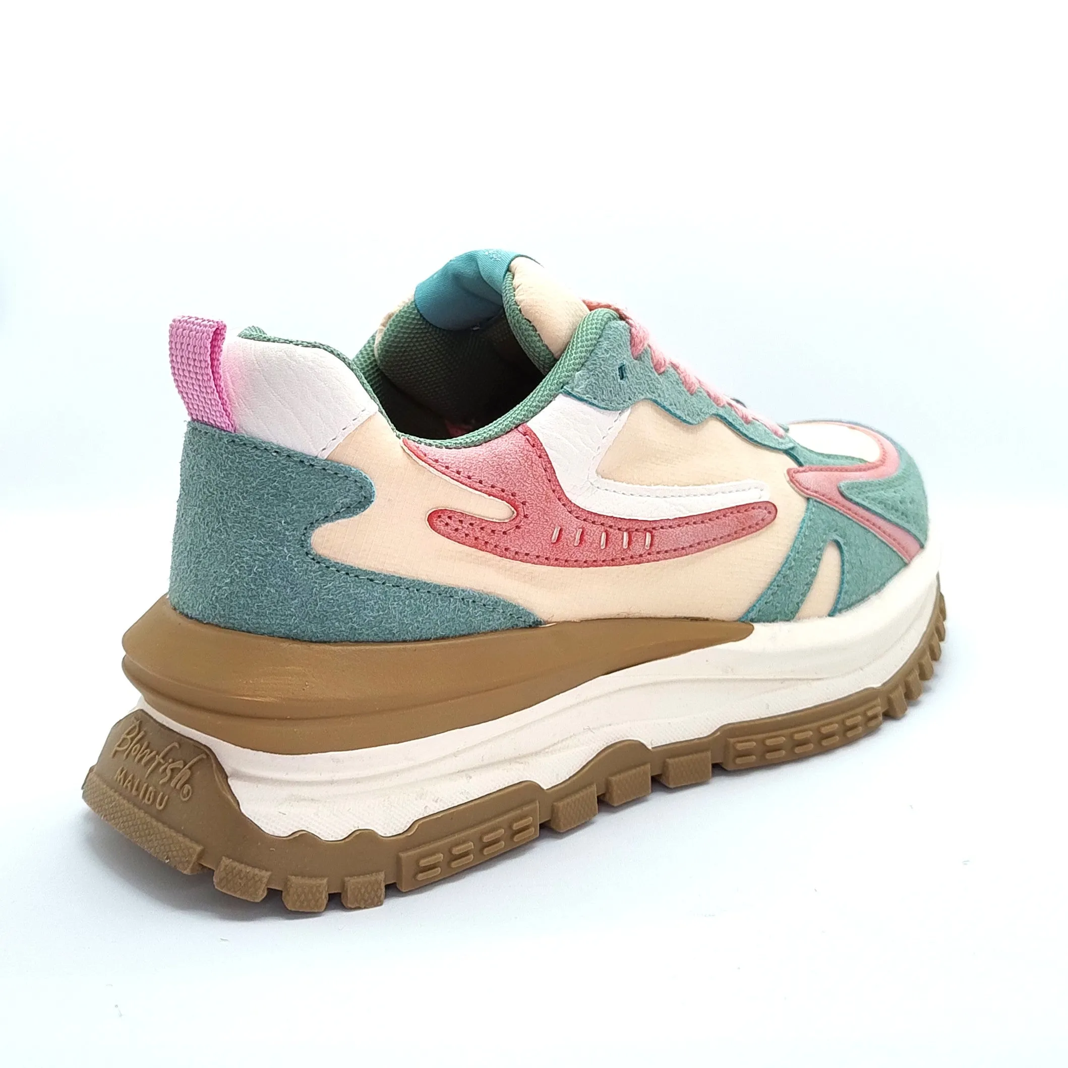 Blowfish Malibu Leo Women's Retro Funky Lace Up Trainer Watermelon