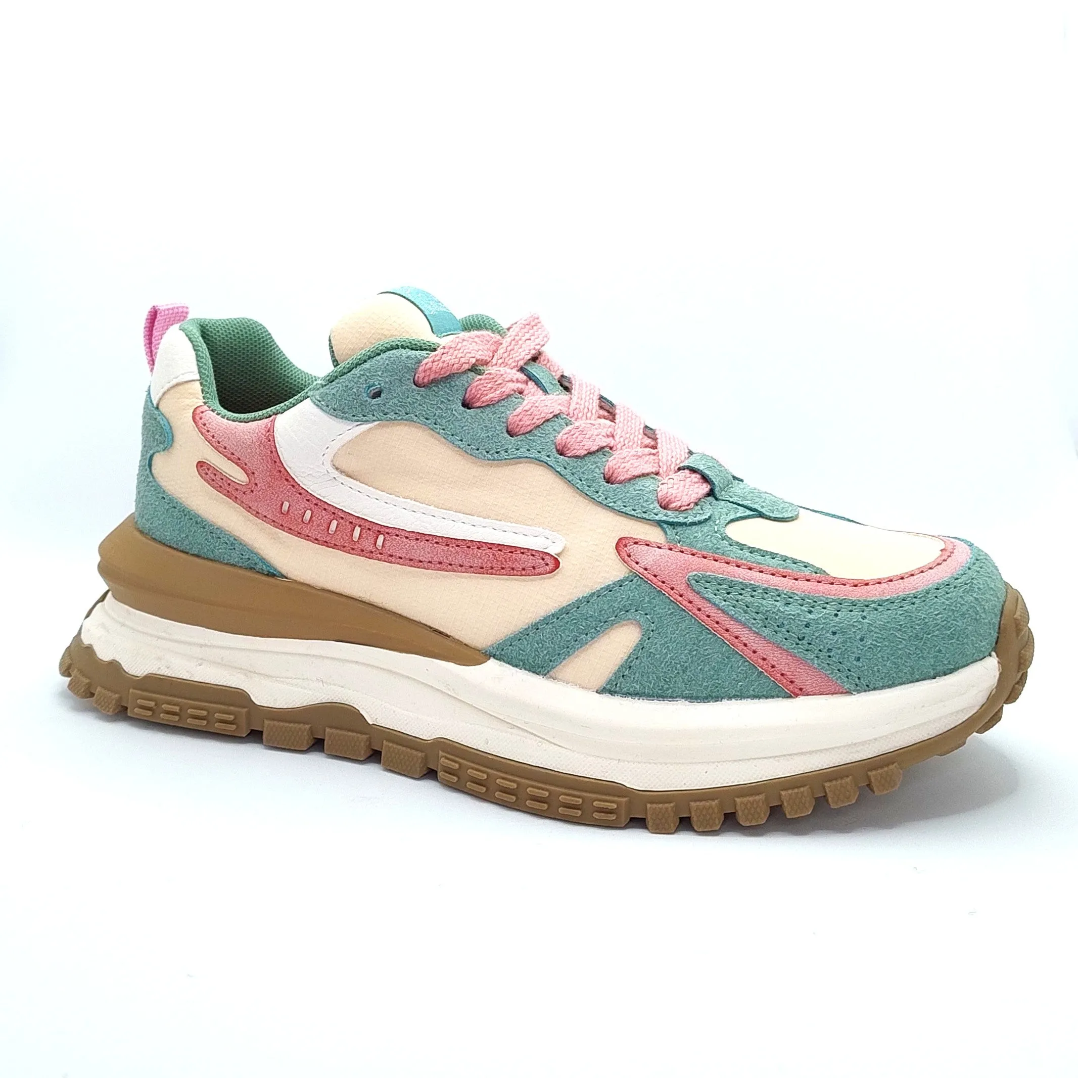 Blowfish Malibu Leo Women's Retro Funky Lace Up Trainer Watermelon