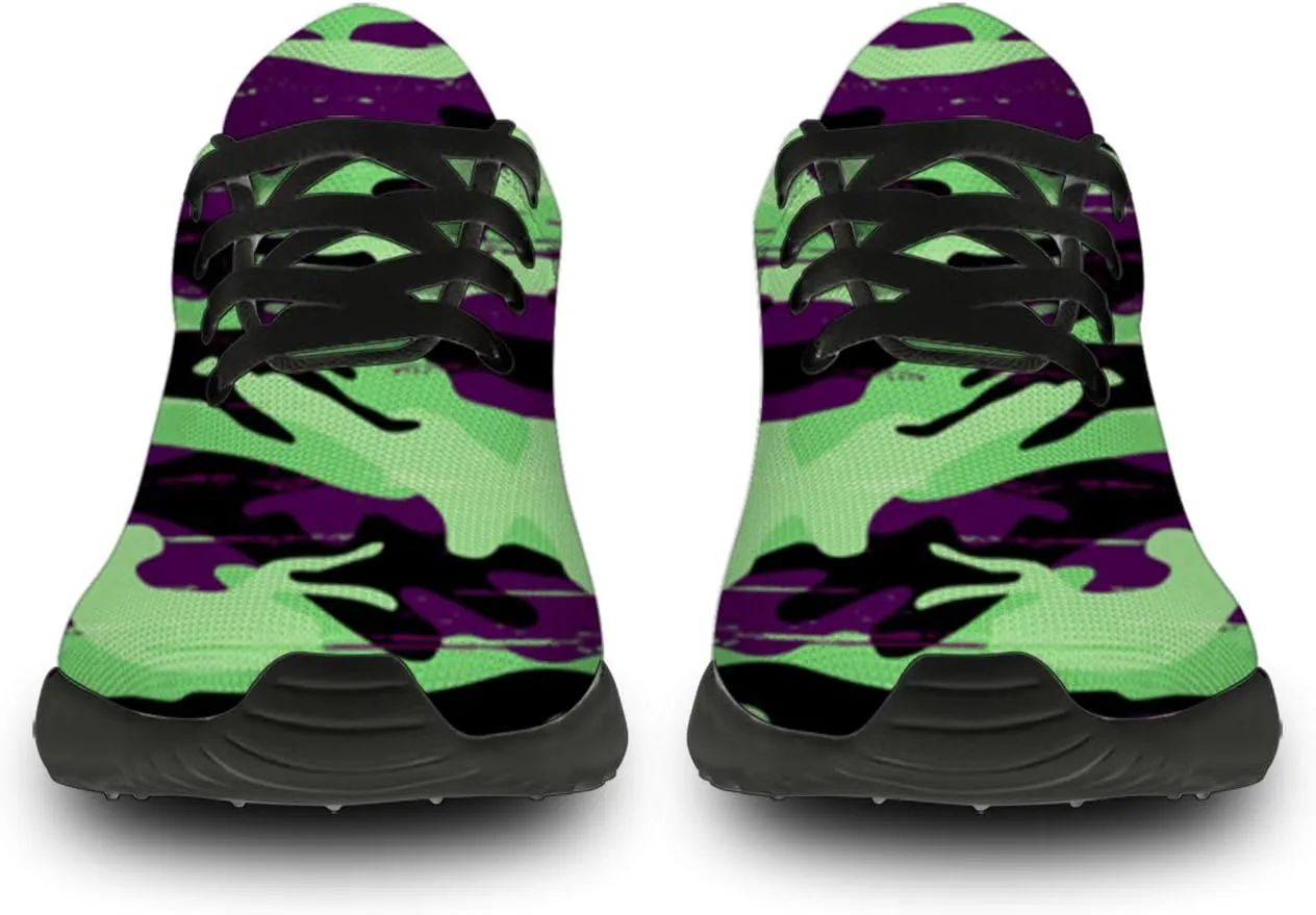 Camouflage Print Shoes Men Women Running Comfortable Ultra Lightweight Tennis Walking Fashion Workout Sneakers