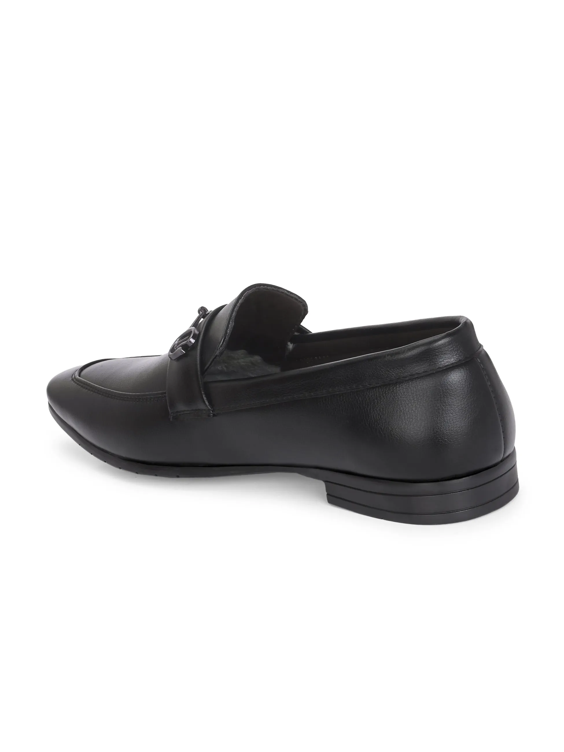 CARLO ROMANO BY WASAN BLACK COLOR VEGAN LEATHER LOAFER FOR MEN