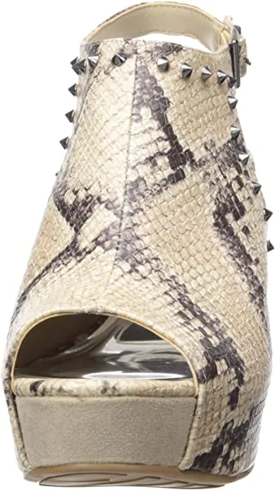 Carlos by Carlos Santana Women's Marcia Wedge Sandal, Natural, 6 M M US