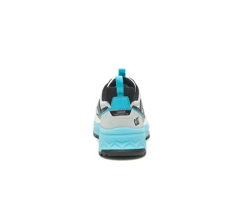Caterpillar Men's Streamline Runner Carbon Composite Toe Work Shoe Total Eclipse | Black/Cat Yellow | Bright White/Blue