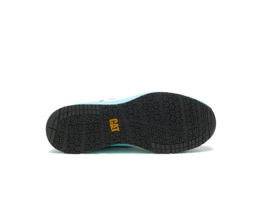 Caterpillar Men's Streamline Runner Carbon Composite Toe Work Shoe Total Eclipse | Black/Cat Yellow | Bright White/Blue