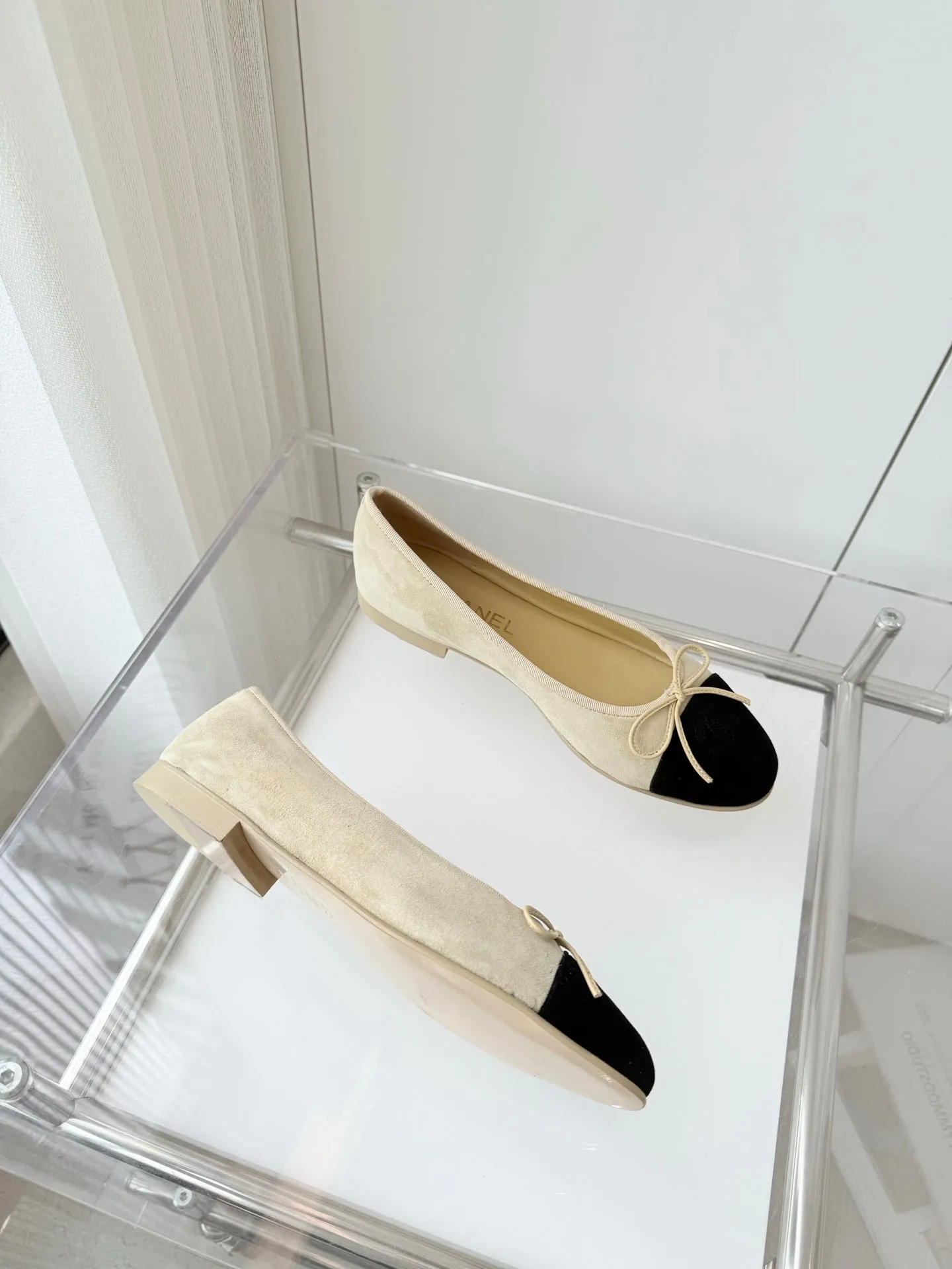 CC Ballet Flat Yellow Pastel Suede 238762