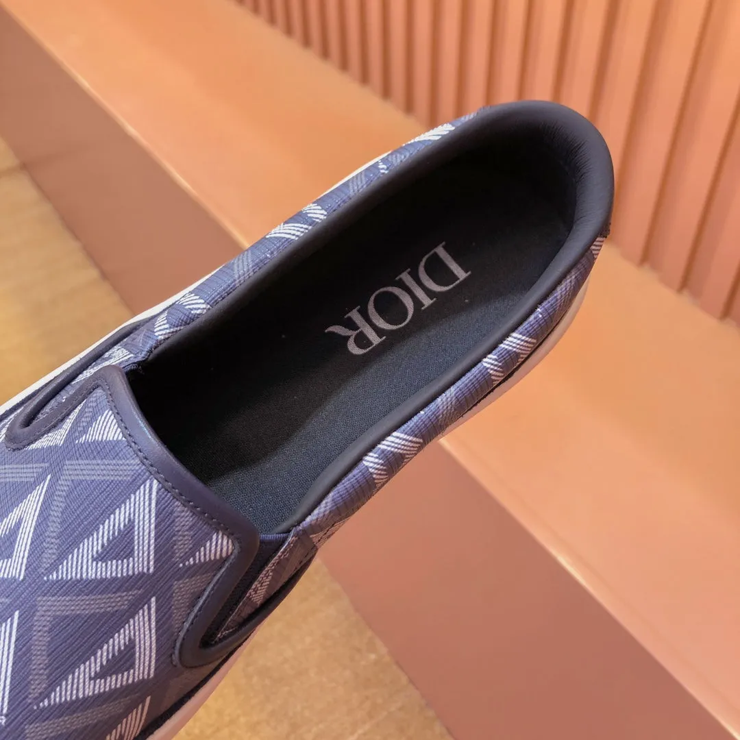 CD B101 DIAMOND LOAFER INDIGO CANVAS