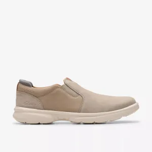 Clarks Men's Bradley Ease Light Grey Nubuck 26181910