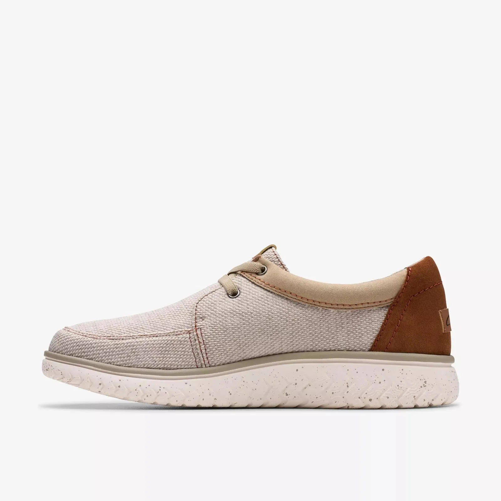 Clarks Men's RelaxLite Lace Sand Textile 26181997