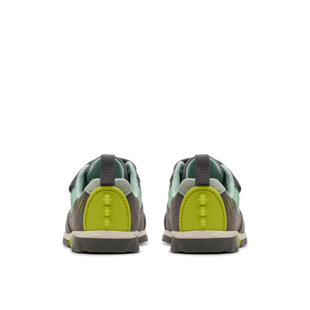 Clarks - Steggy2 Park T - Grey/Green - Shoes