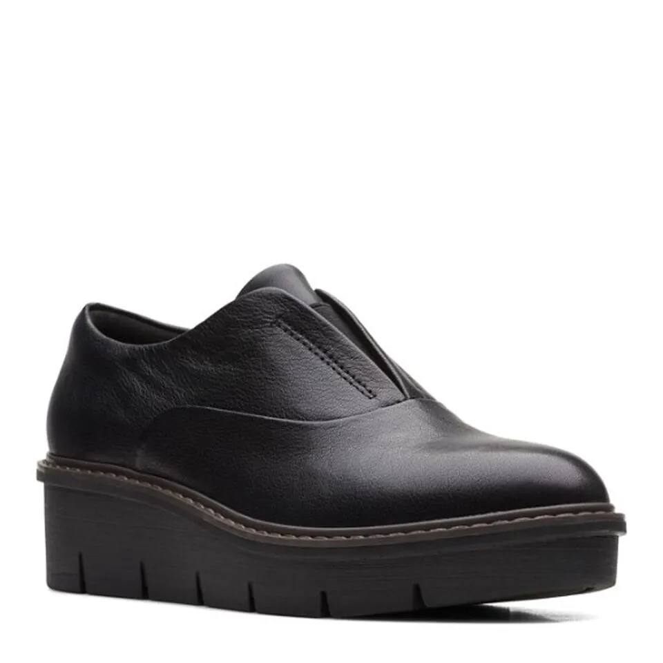 Clarks Women's Airabell Sky Black Leather 26168597