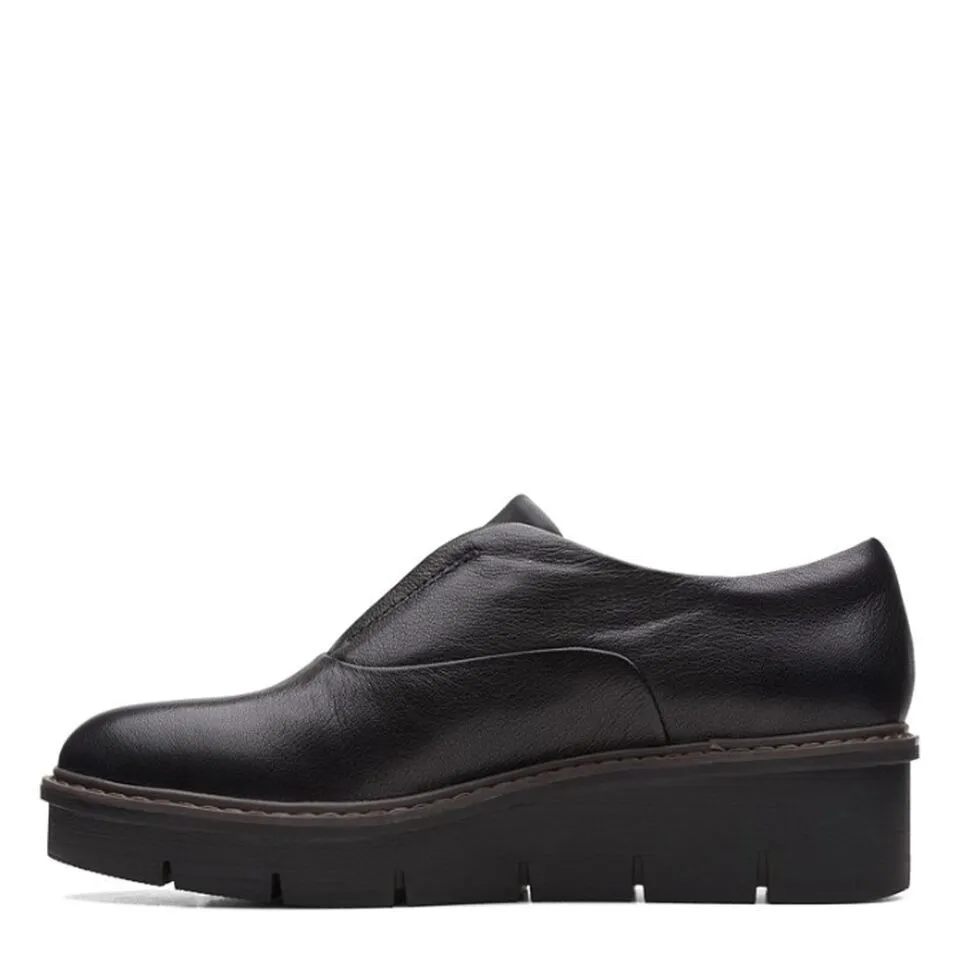 Clarks Women's Airabell Sky Black Leather 26168597