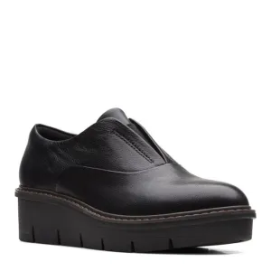 Clarks Women's Airabell Sky Black Leather 26168597