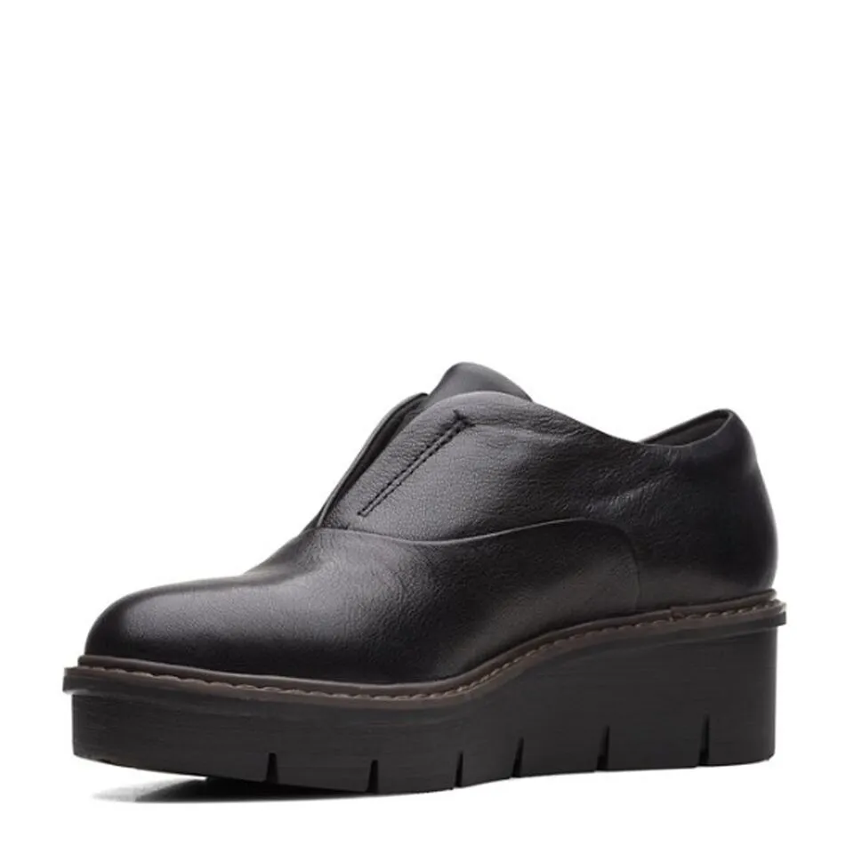 Clarks Women's Airabell Sky Black Leather 26168597