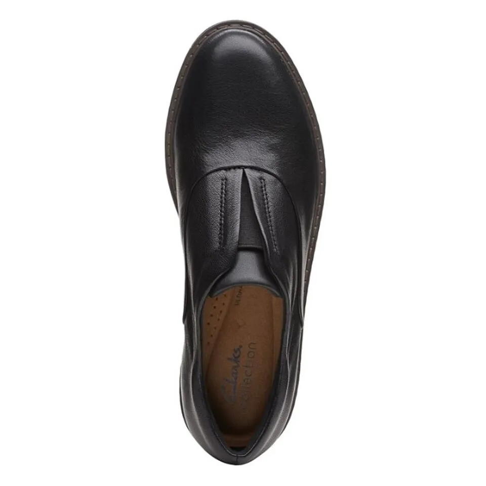 Clarks Women's Airabell Sky Black Leather 26168597