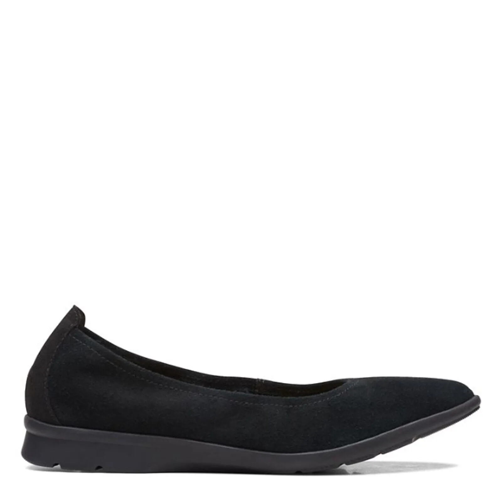 Clarks Women's Jenette Ease Black Suede