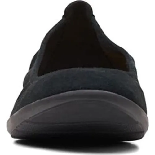 Clarks Women's Jenette Ease Black Suede