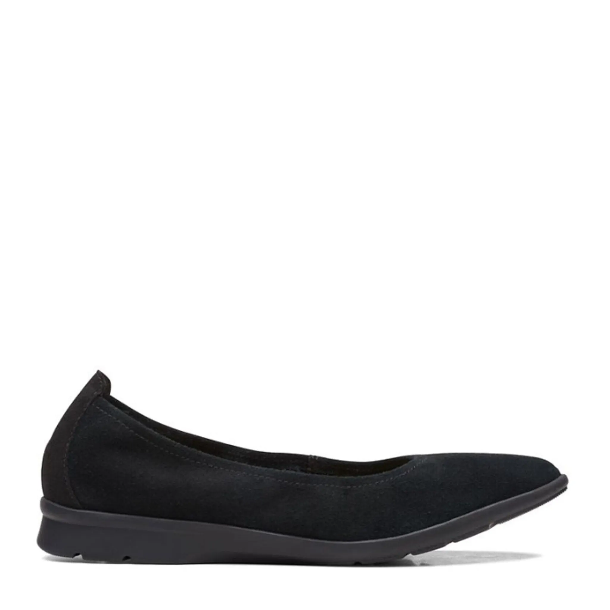 Clarks Women's Jenette Ease Black Suede
