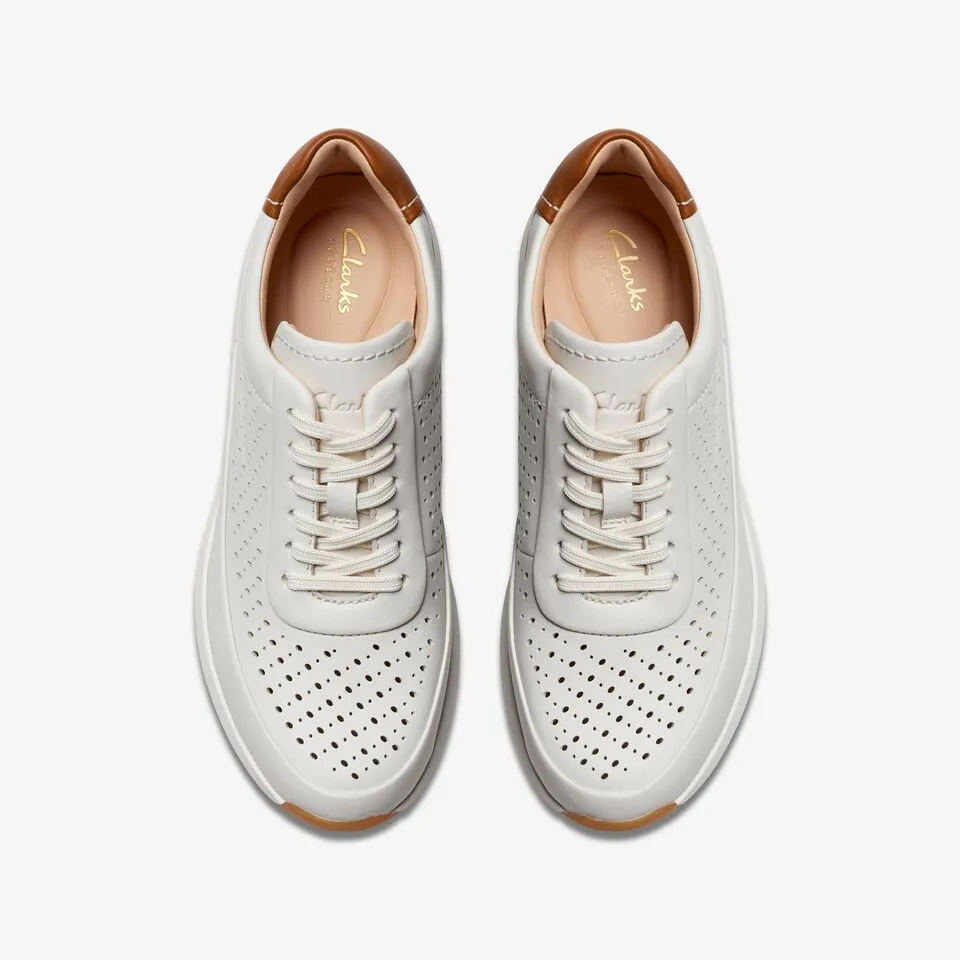 Clarks Women's Tivoli Grace Black | Off-White Leather