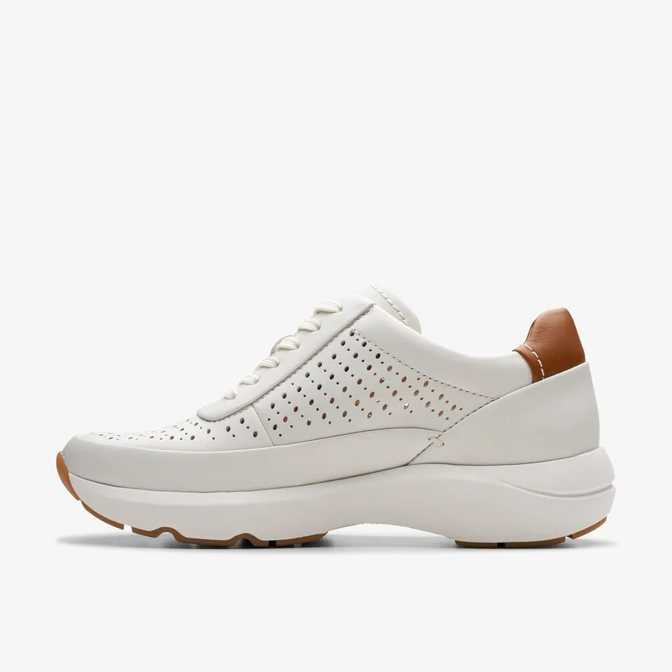 Clarks Women's Tivoli Grace Black | Off-White Leather