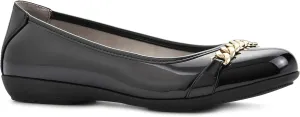 CLIFFS BY WHITE MOUNTAIN Women's Charmed Cushioned Ballet Flat