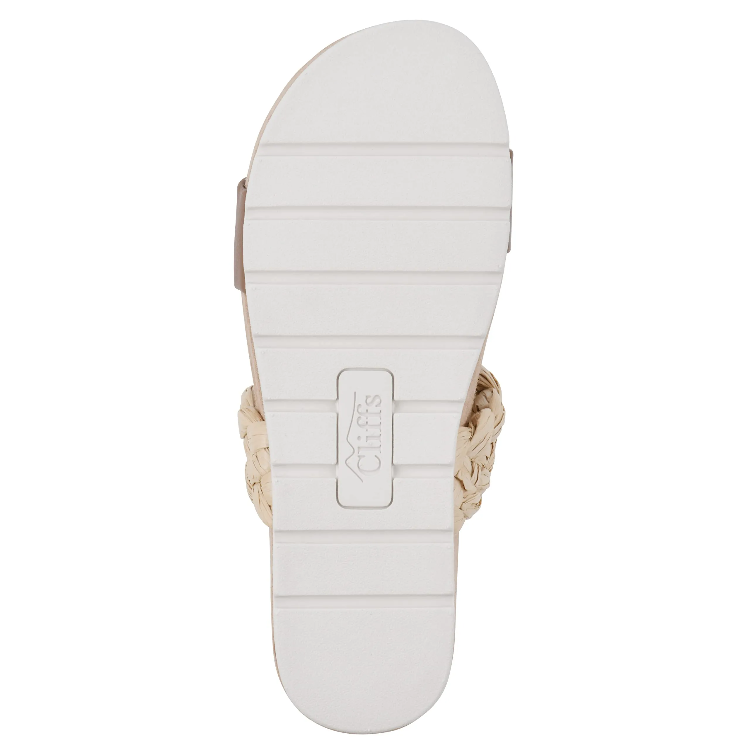 CLIFFS BY WHITE MOUNTAIN Women's Tonic Slide Sandal, Tan/Smooth, 10 M