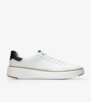 Cole Haan Men's GrandPrø Topspin Sneaker Optic White Leather C34226